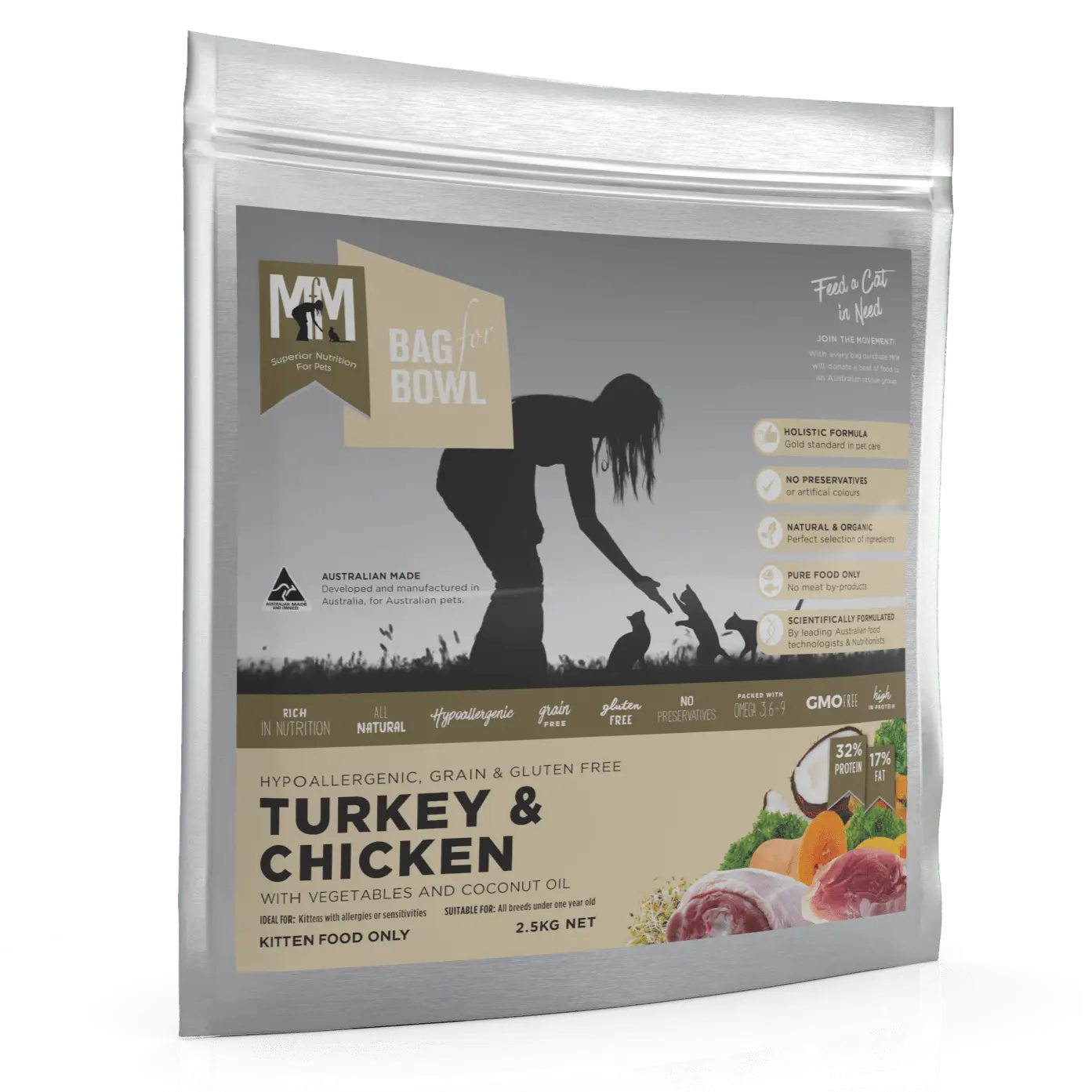 Meals For Meows Cat Food Kitten Chicken & Turkey - Kellyville Pets