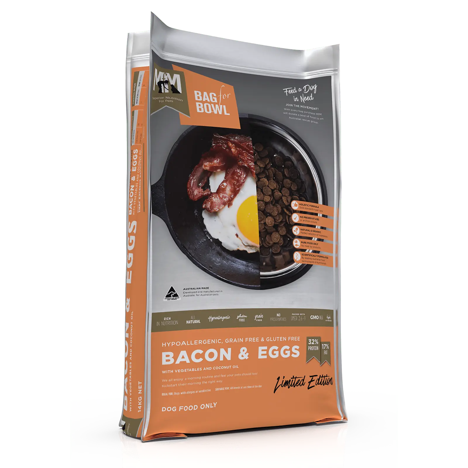 Meals For Mutts Dog Food Adult Bacon & Eggs - Kellyville Pets