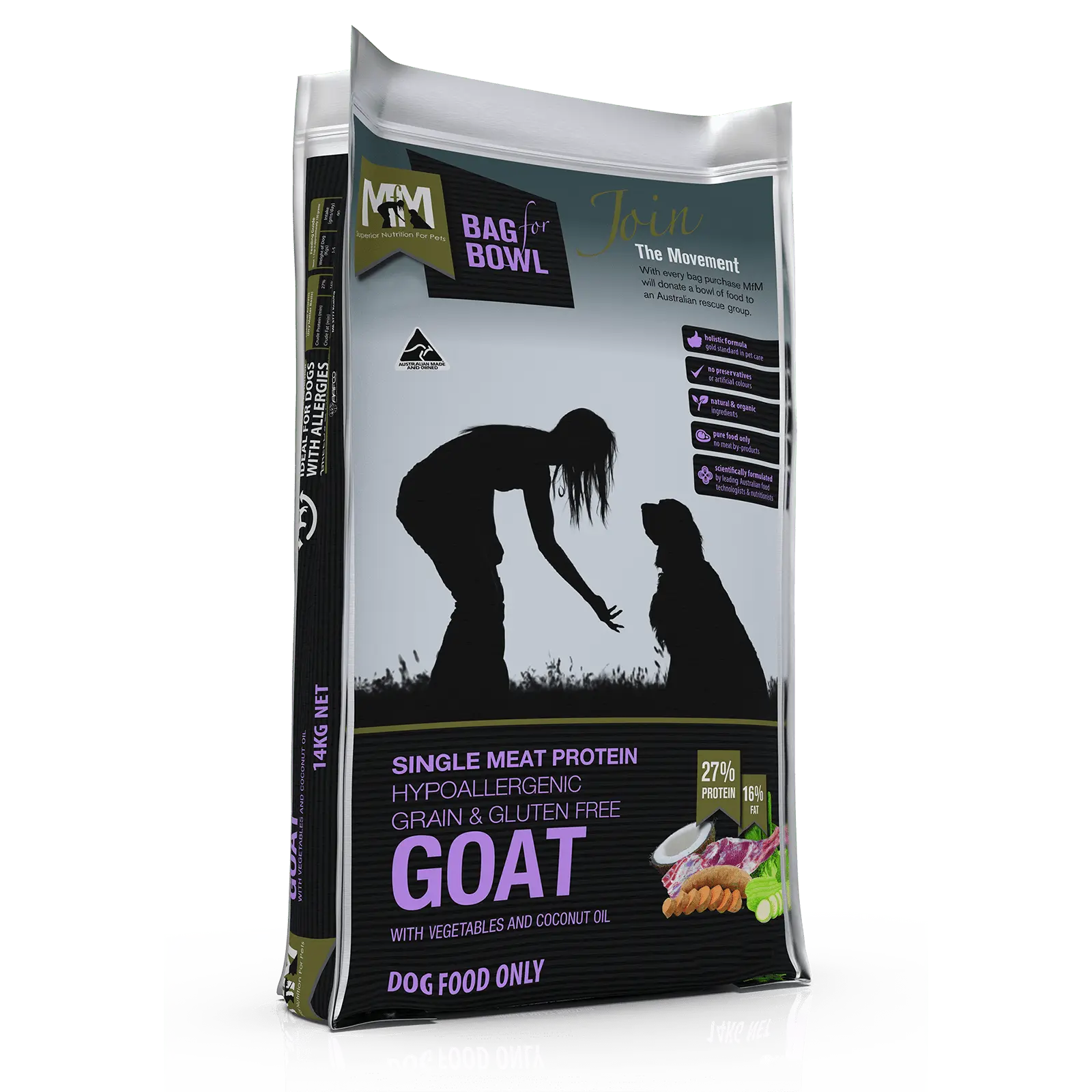 Meals For Mutts Dog Food Adult Single Protein Goat - Kellyville Pets