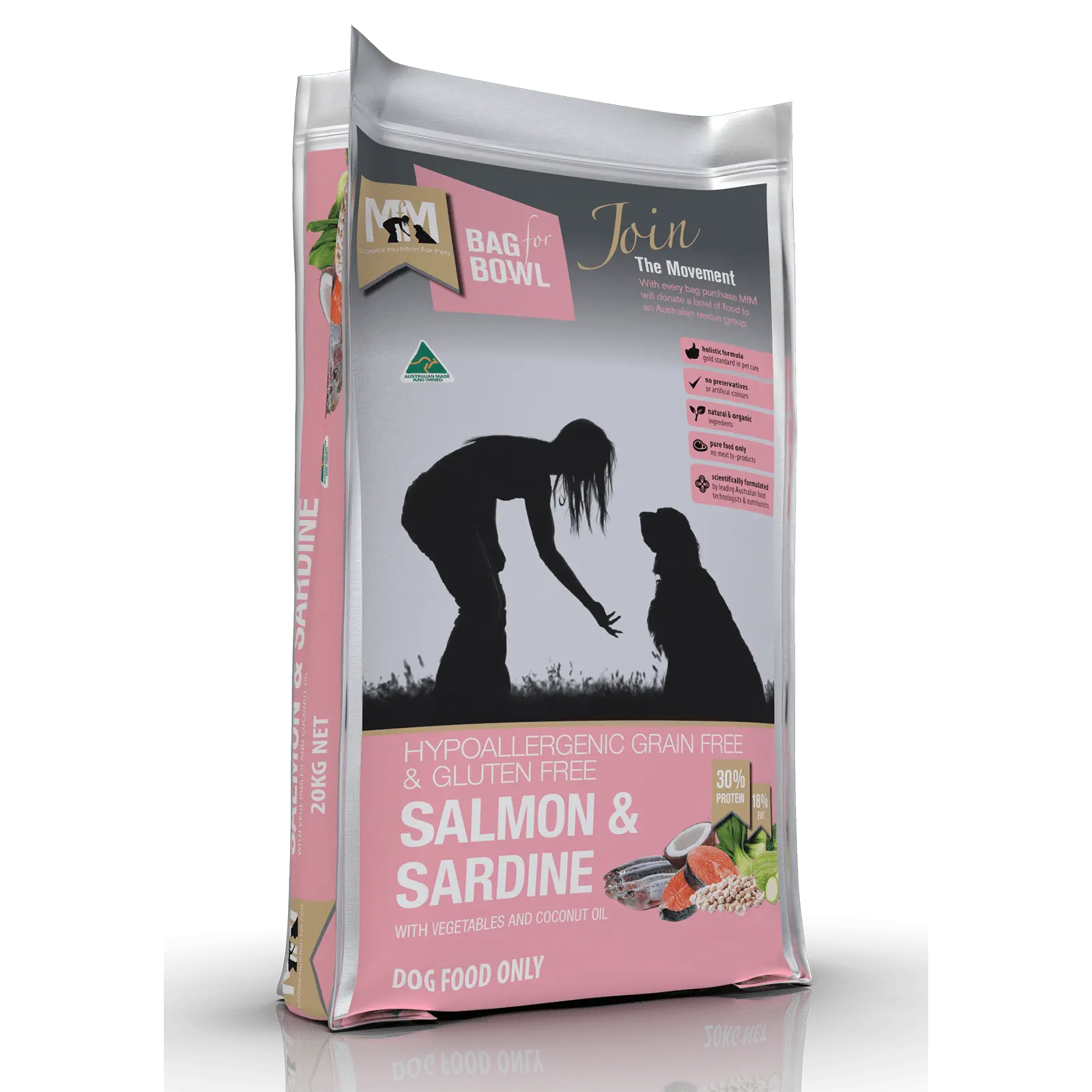 Meals for Mutts Grain Free Dog Food Adult Salmon & Sardine - Kellyville Pets