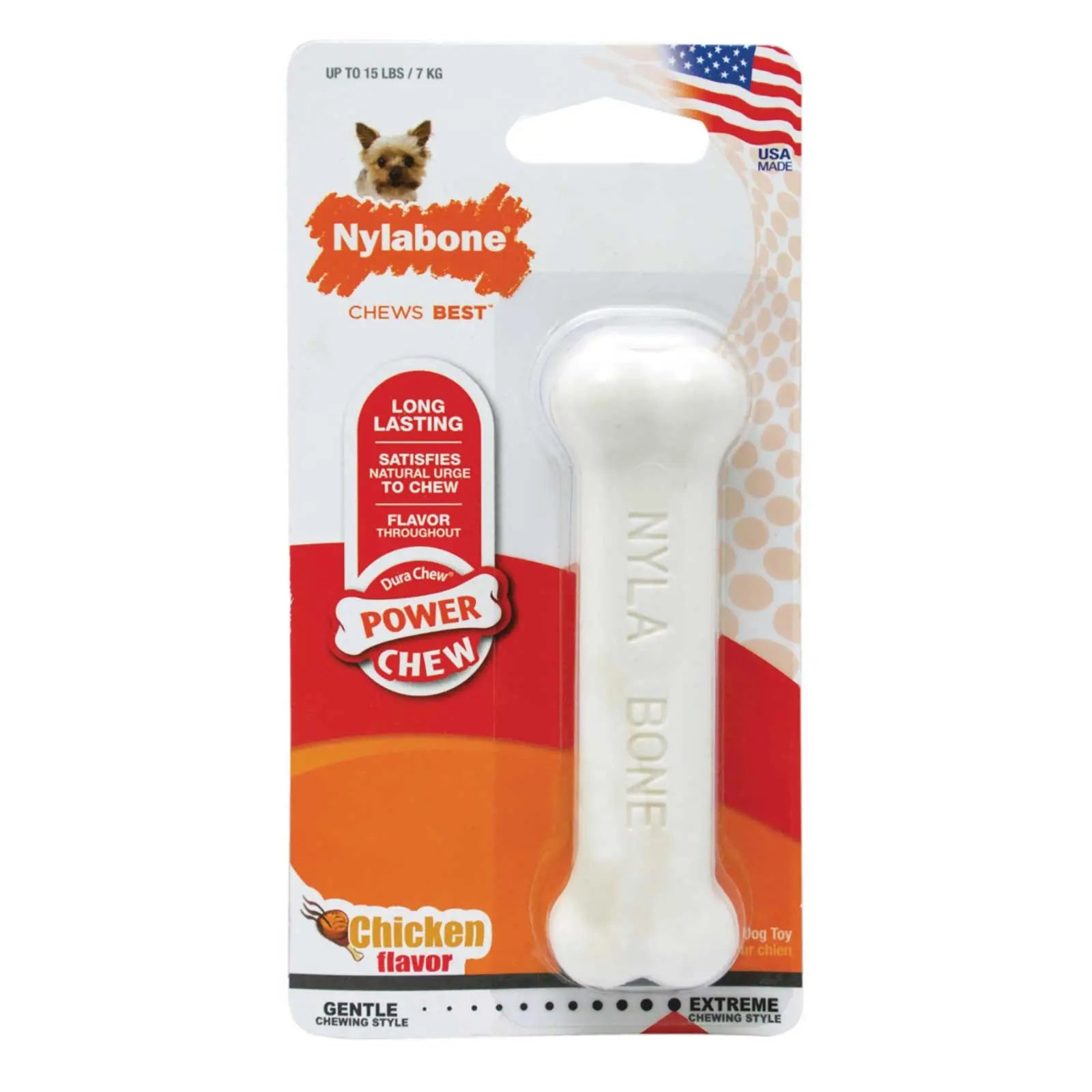 Nylabone Chicken Bone Dog Toy - Kellyville Pets
