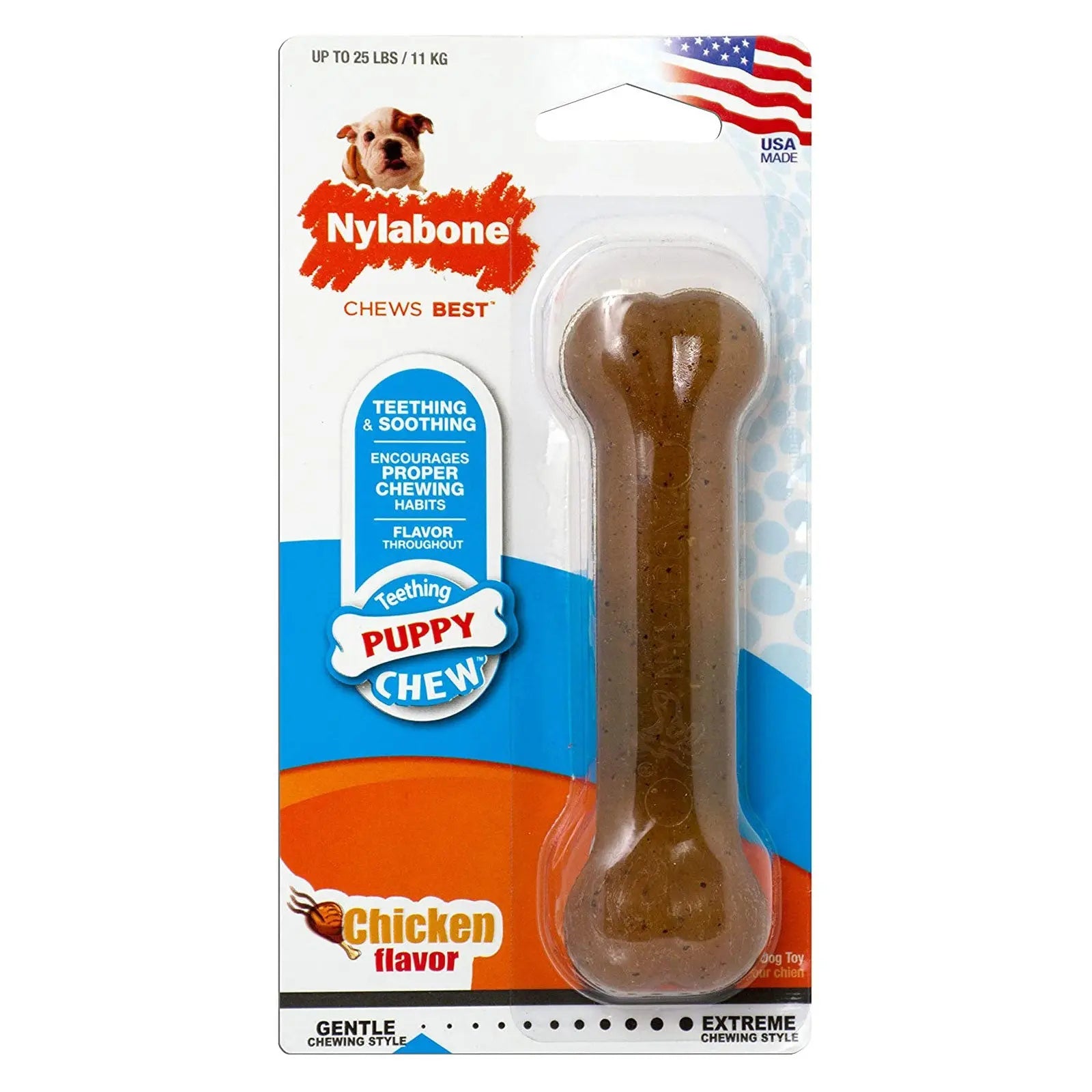 Nylabone Puppy Chicken Dog Toy - Kellyville Pets