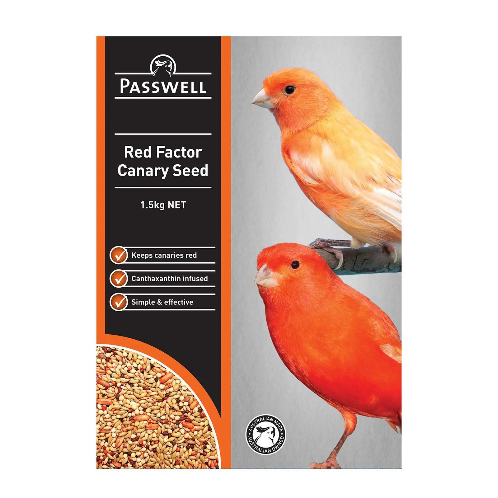 Passwell Red Factor Canary Seed - Kellyville Pets
