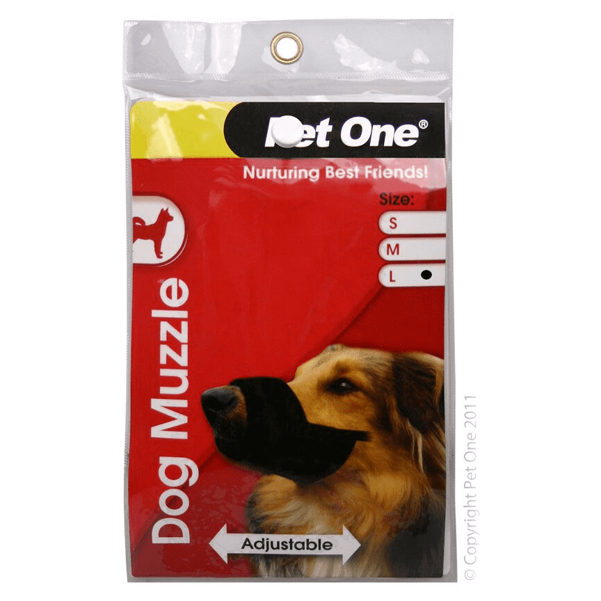 Pet One Adjustable Nylon Dog Muzzle - Kellyville Pets