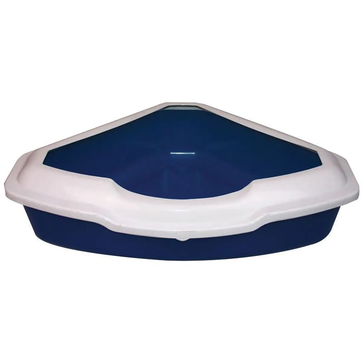 Pet One Corner Cat Litter Tray With Lip Lid - Kellyville Pets