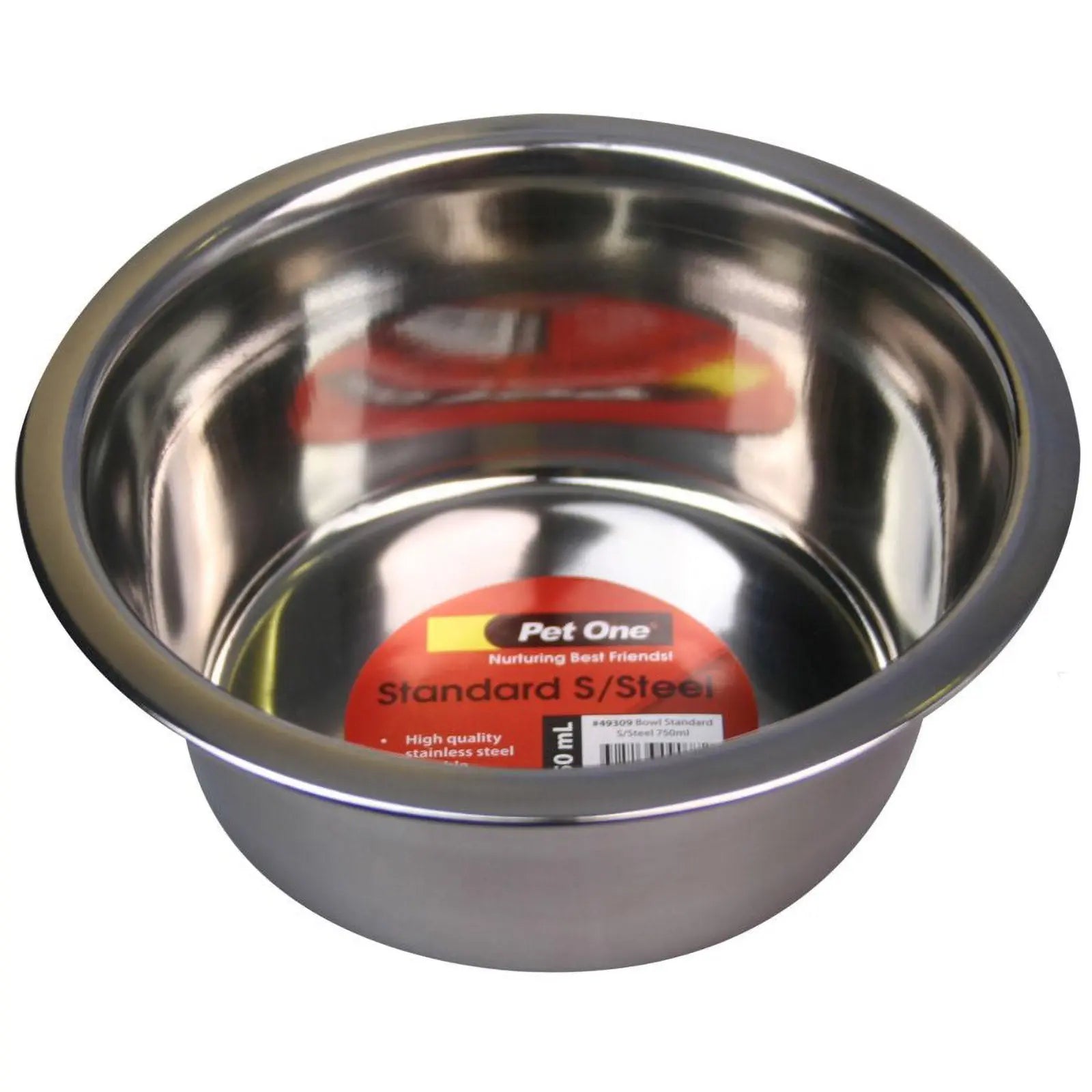 Pet One Stainless Steel Dog Bowl - Kellyville Pets