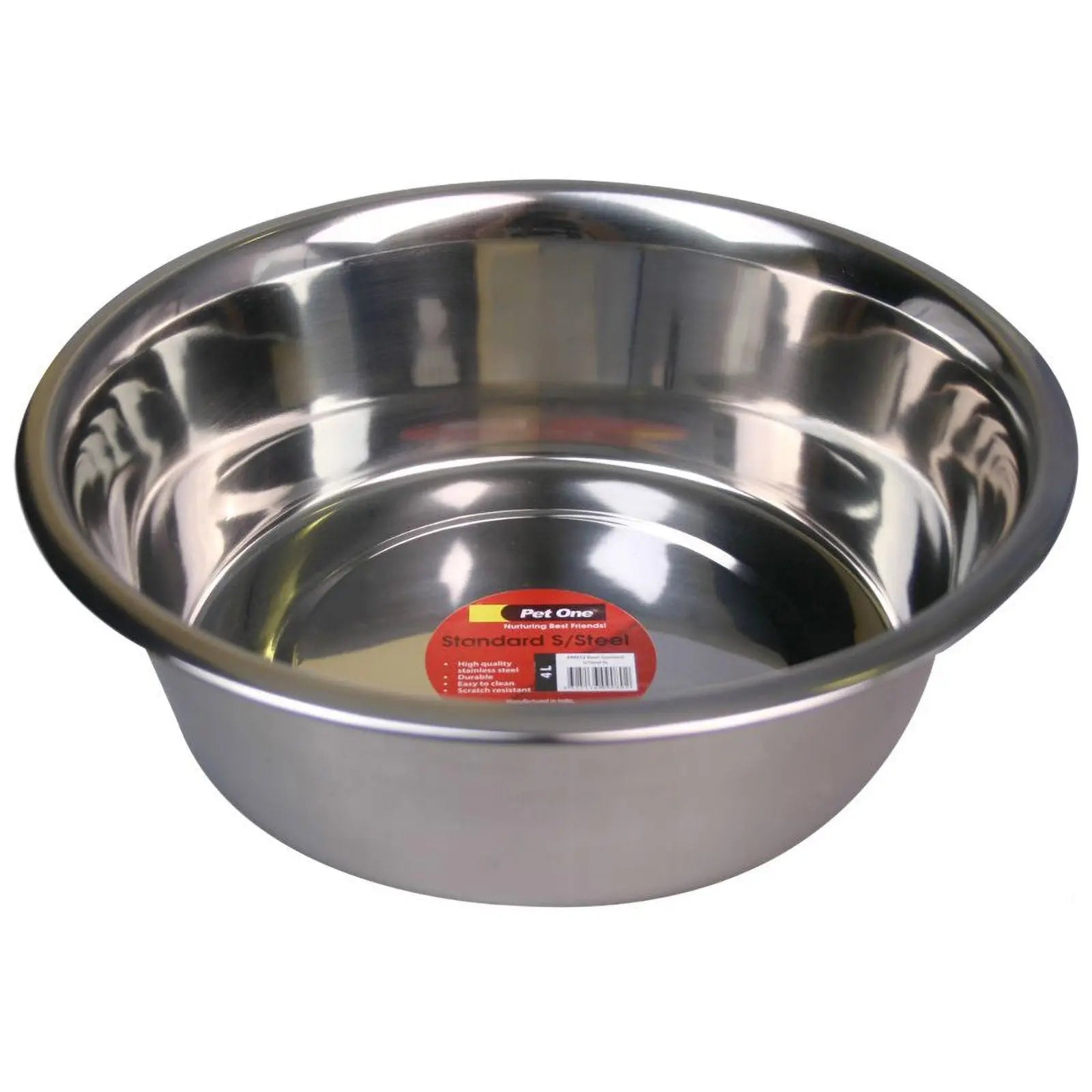 Pet One Stainless Steel Dog Bowl - Kellyville Pets