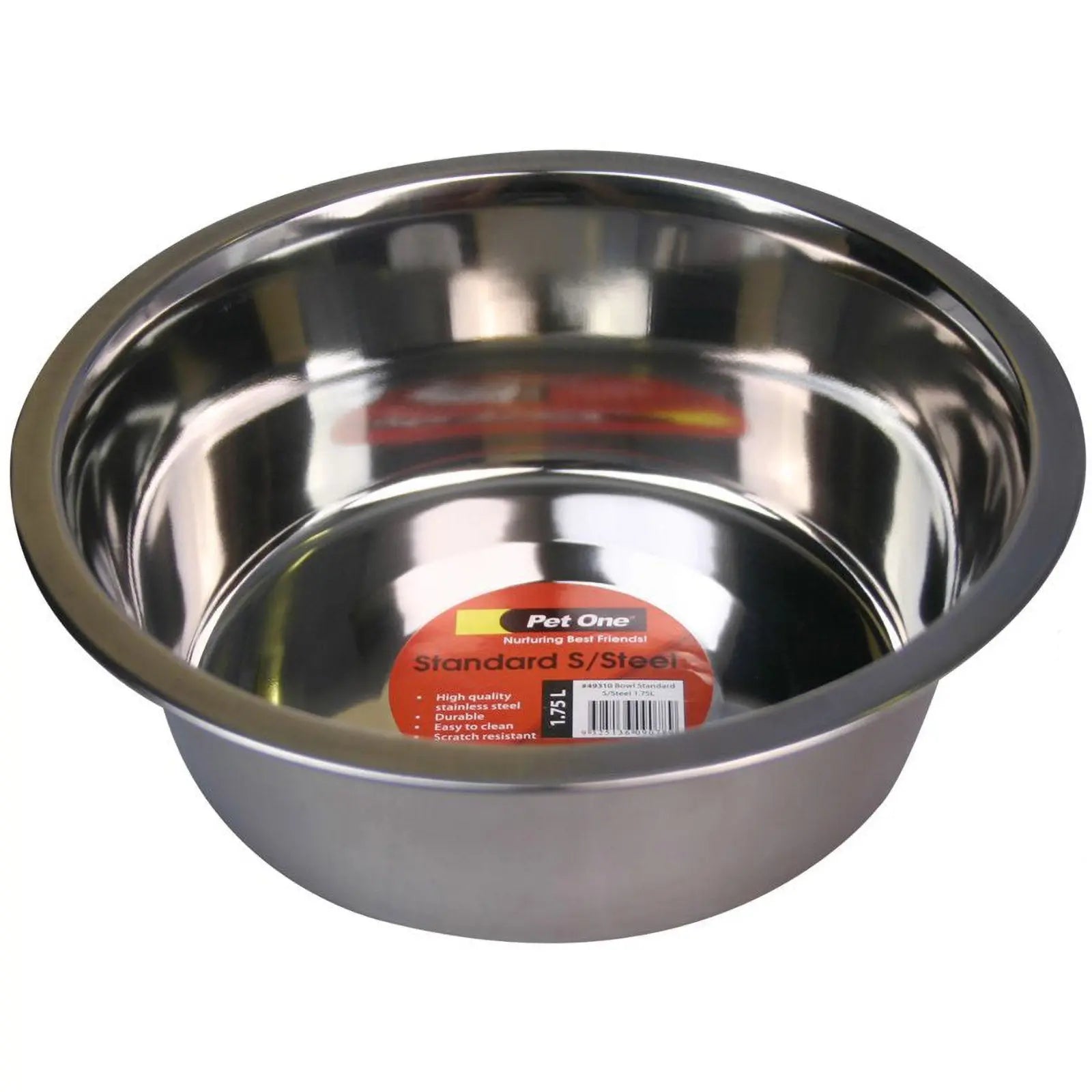 Pet One Stainless Steel Dog Bowl - Kellyville Pets