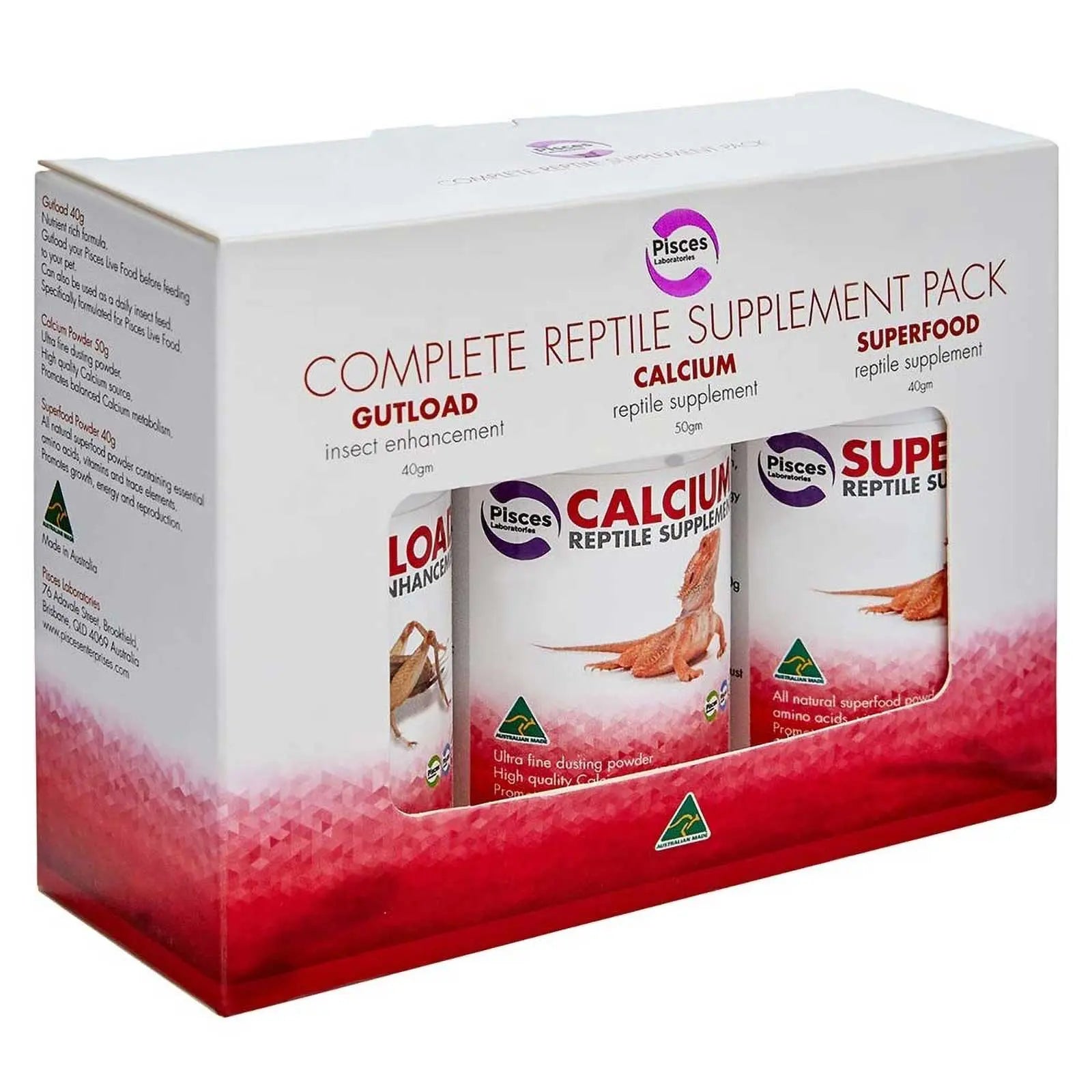 Pisces Reptile Supplement Pack - Kellyville Pets