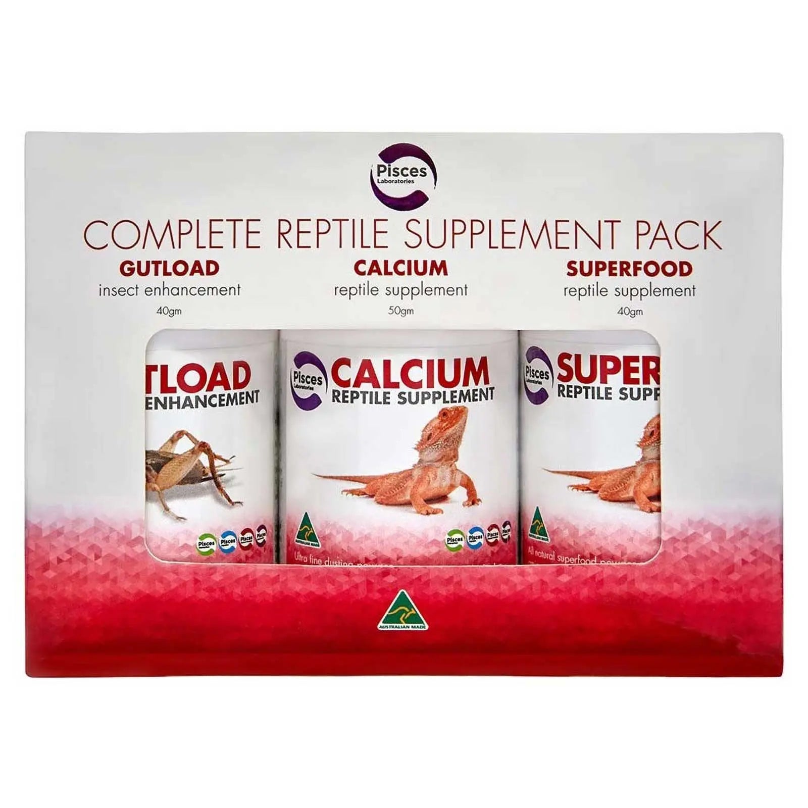 Pisces Reptile Supplement Pack - Kellyville Pets