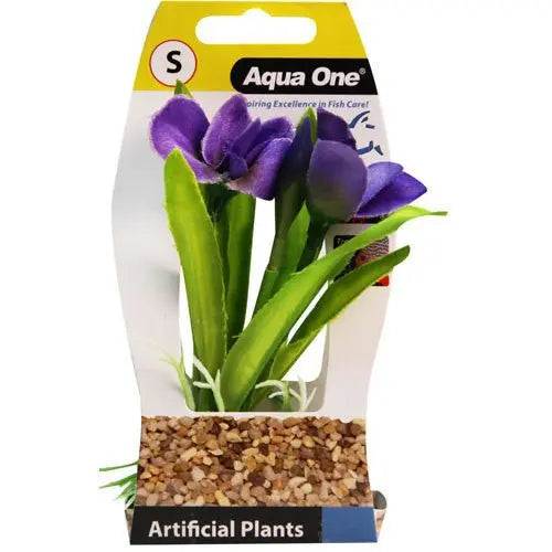 Plastic Plant Violet Small - Kellyville Pets