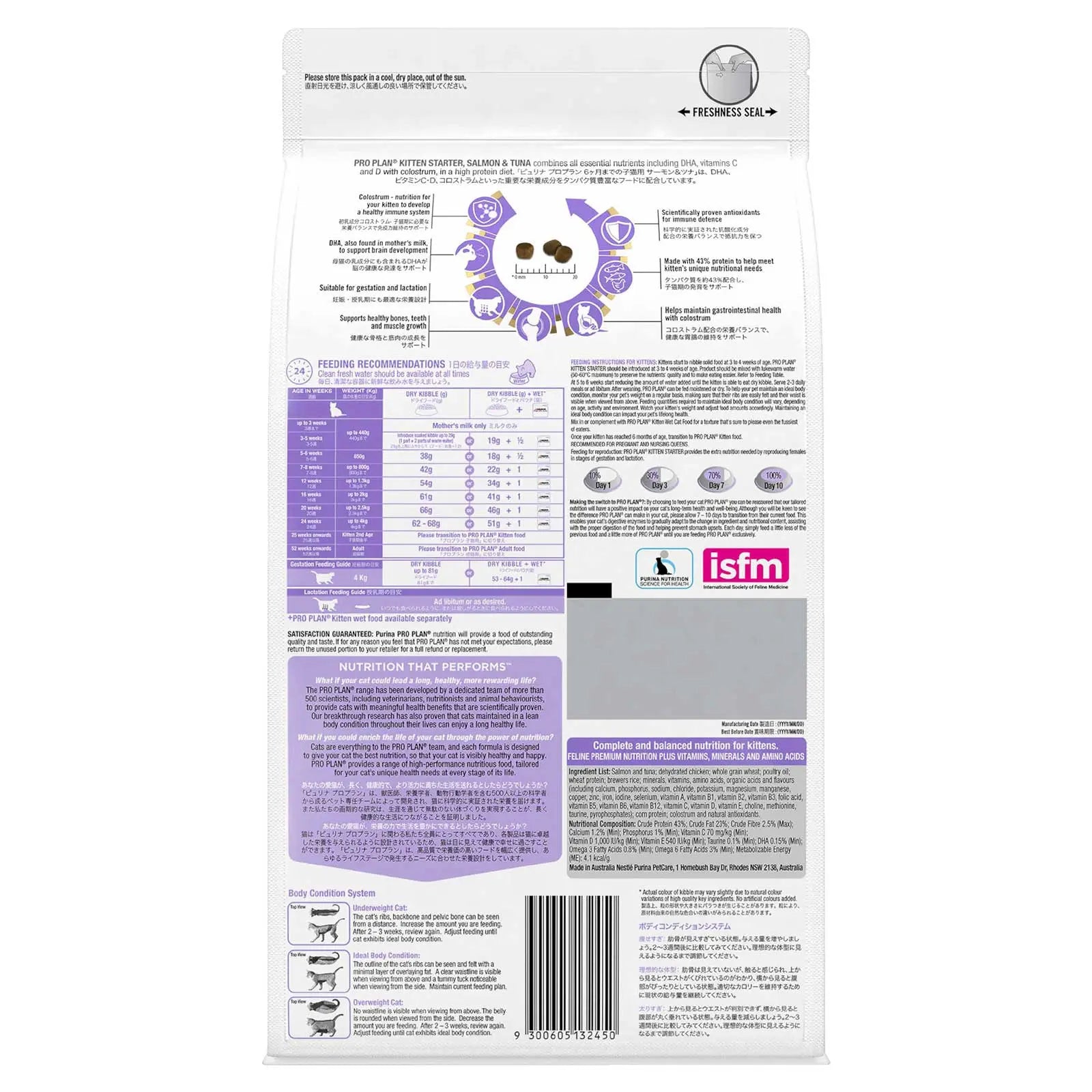 Pro Plan Cat Food Kitten Starter Salmon & Tuna - Kellyville Pets