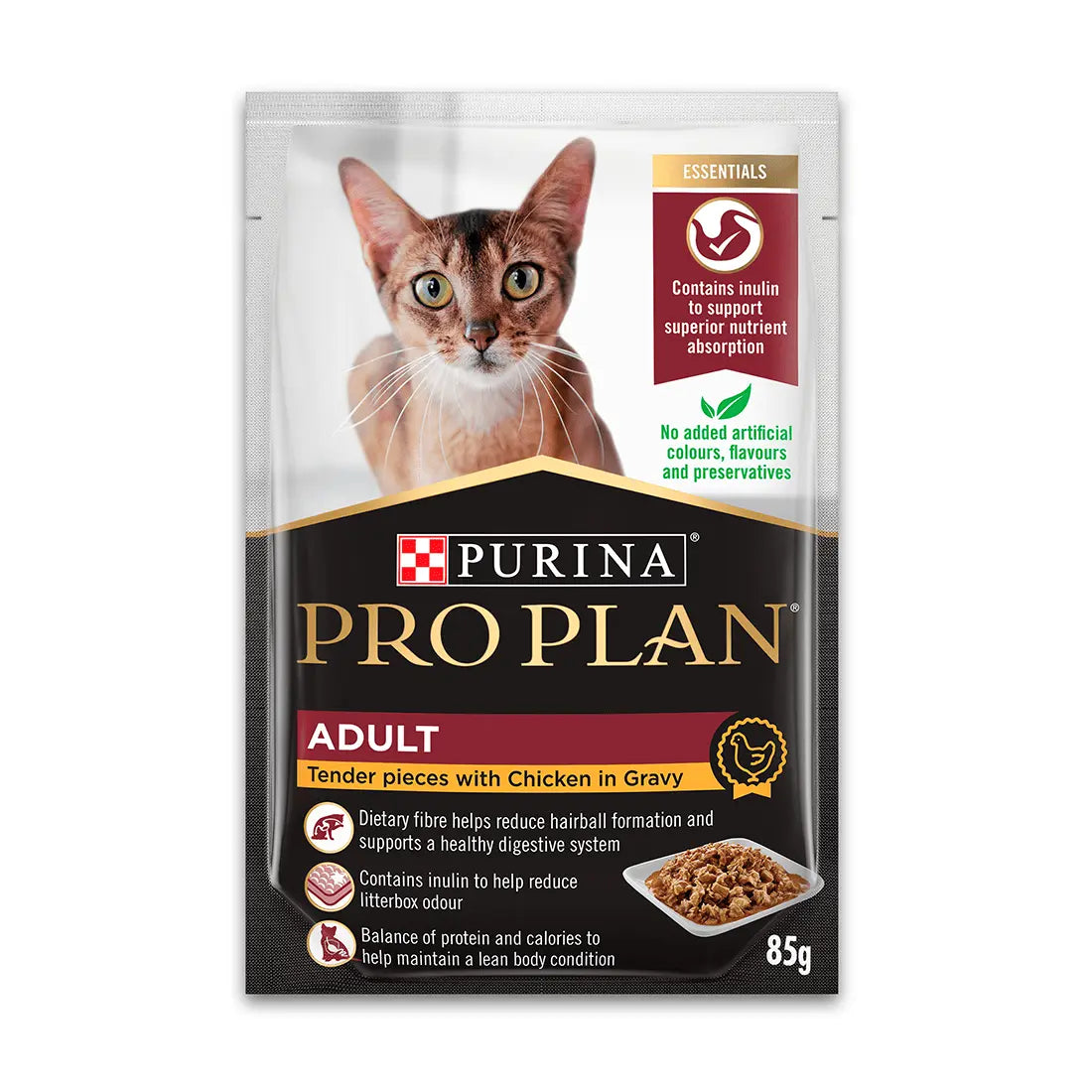 Pro Plan Cat Food Pouch Adult Chicken & Gravy - Kellyville Pets