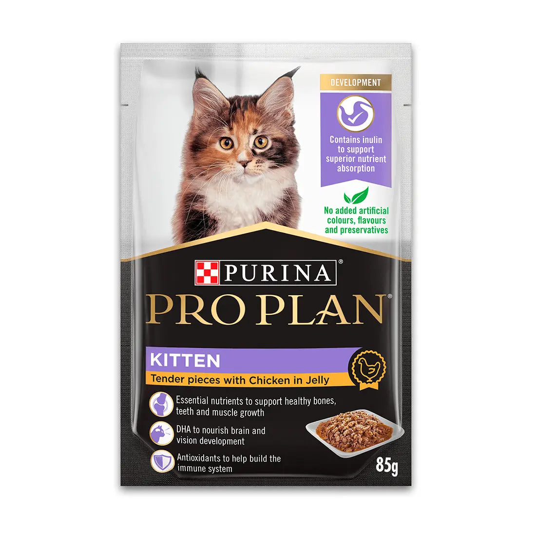 Pro Plan Cat Food Pouch Kitten Chicken & Jelly - Kellyville Pets