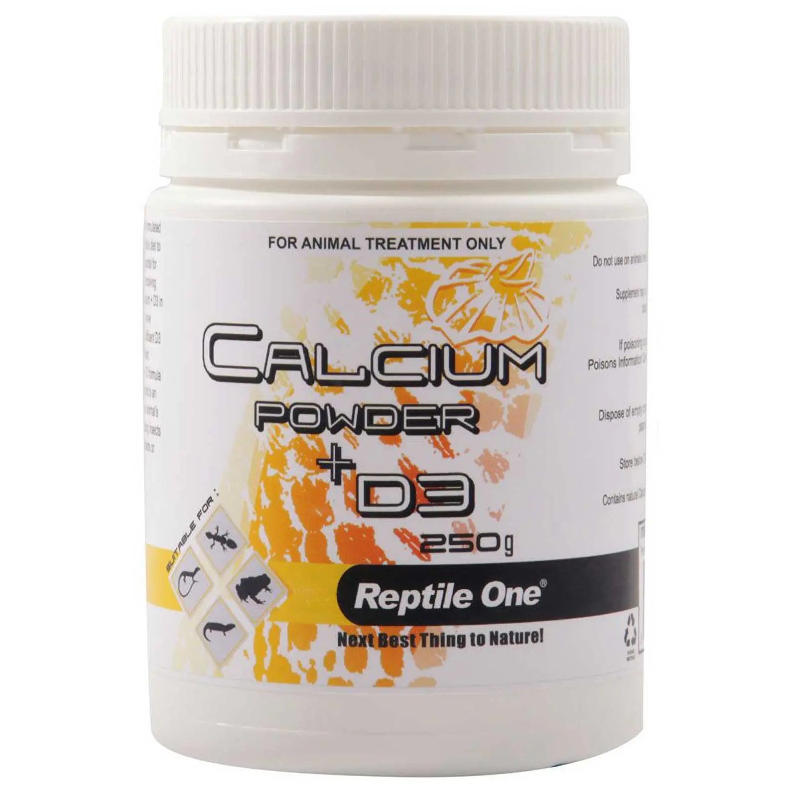 Reptile One Calcium Powder +D3 - Kellyville Pets