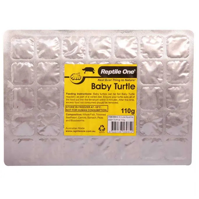 Reptile One Frozen Turtle Food Baby - Kellyville Pets