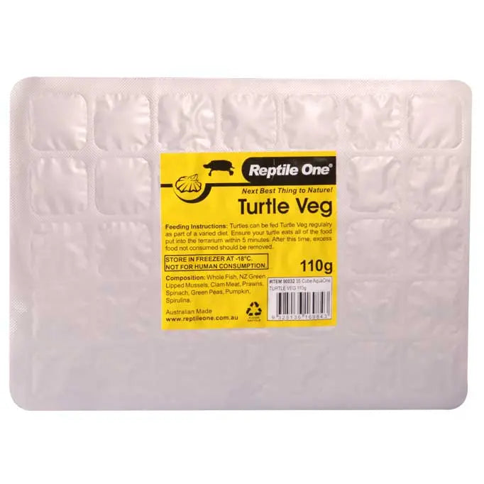 Reptile One Frozen Turtle Food Veg - Kellyville Pets
