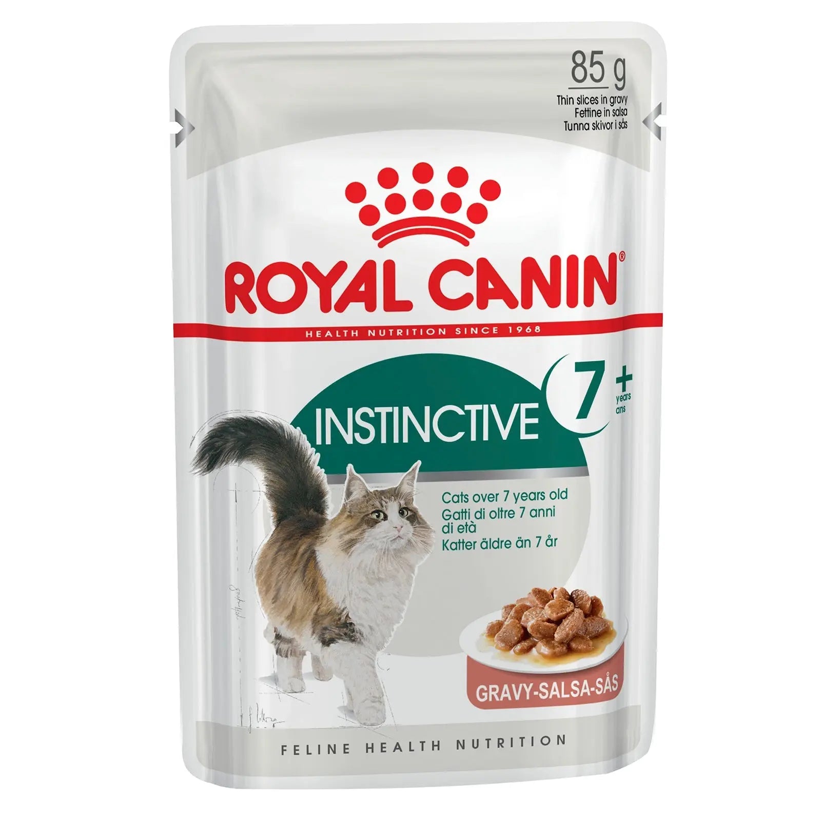 Royal Canin Cat Food Pouch Adult 7+ Instinctive in Gravy - Kellyville Pets