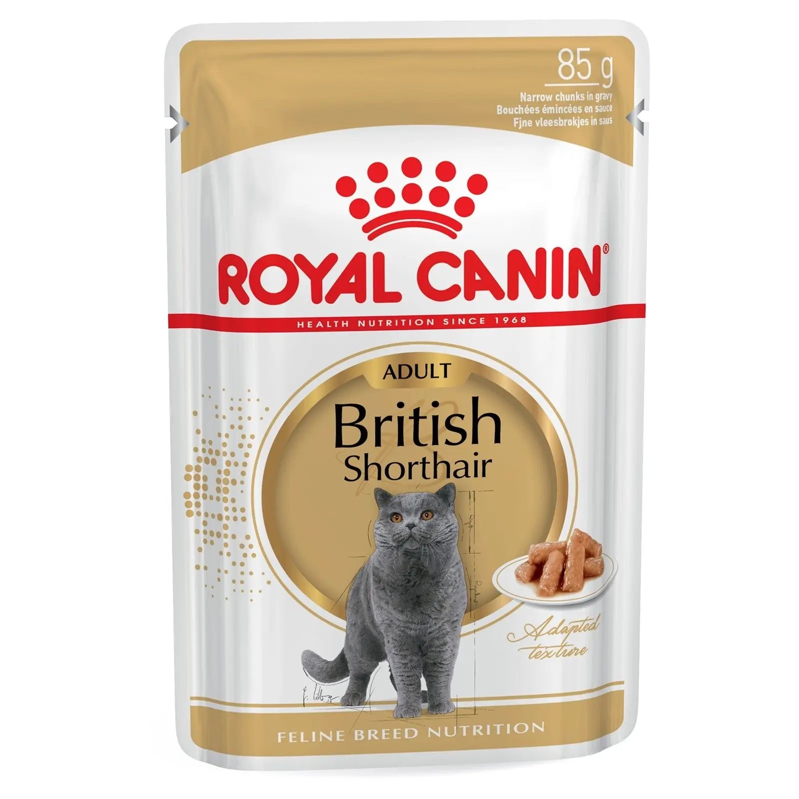 Royal Canin Cat Food Pouch Adult British Shorthair Gravy - Kellyville Pets