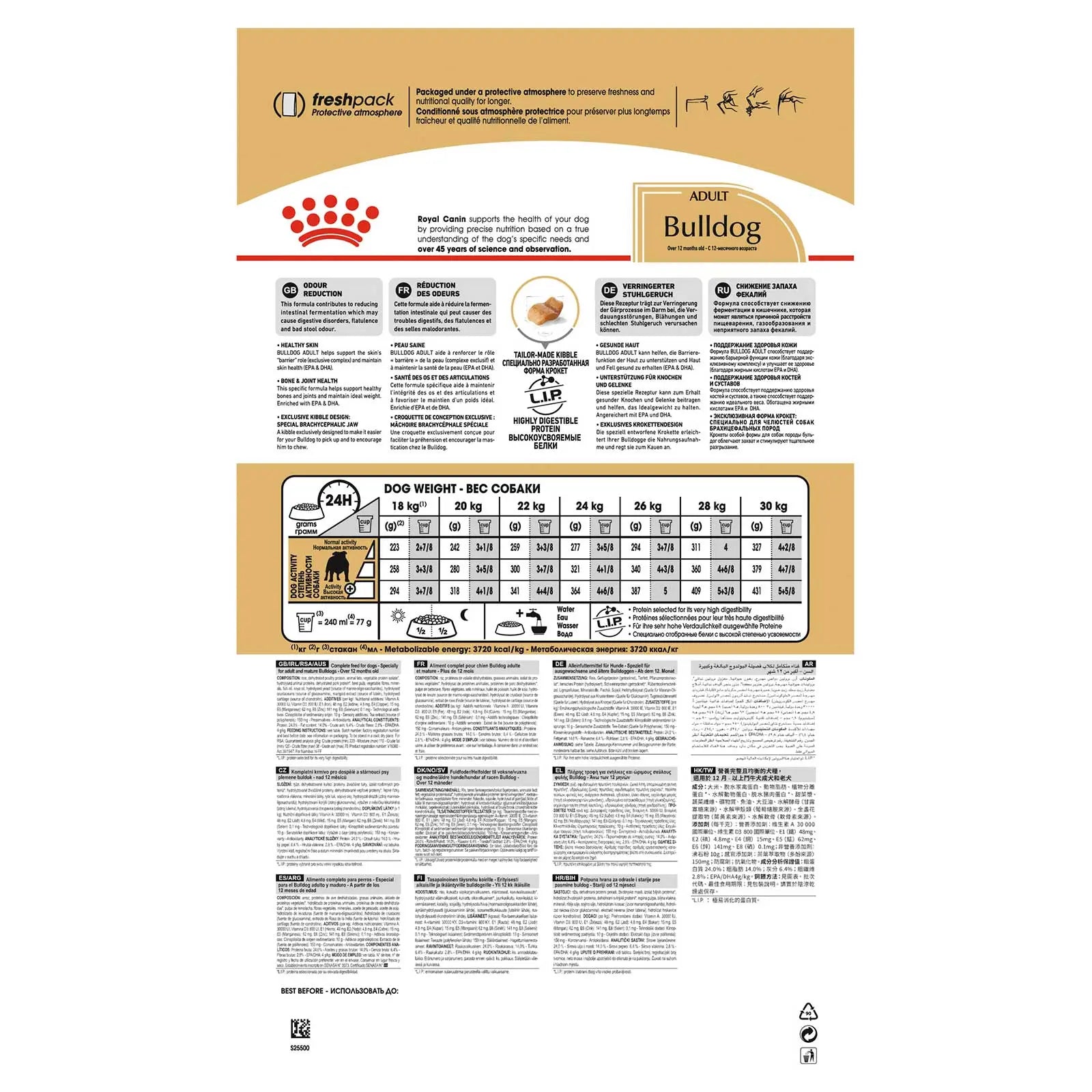 Royal Canin Dog Food Adult Bulldog - Kellyville Pets