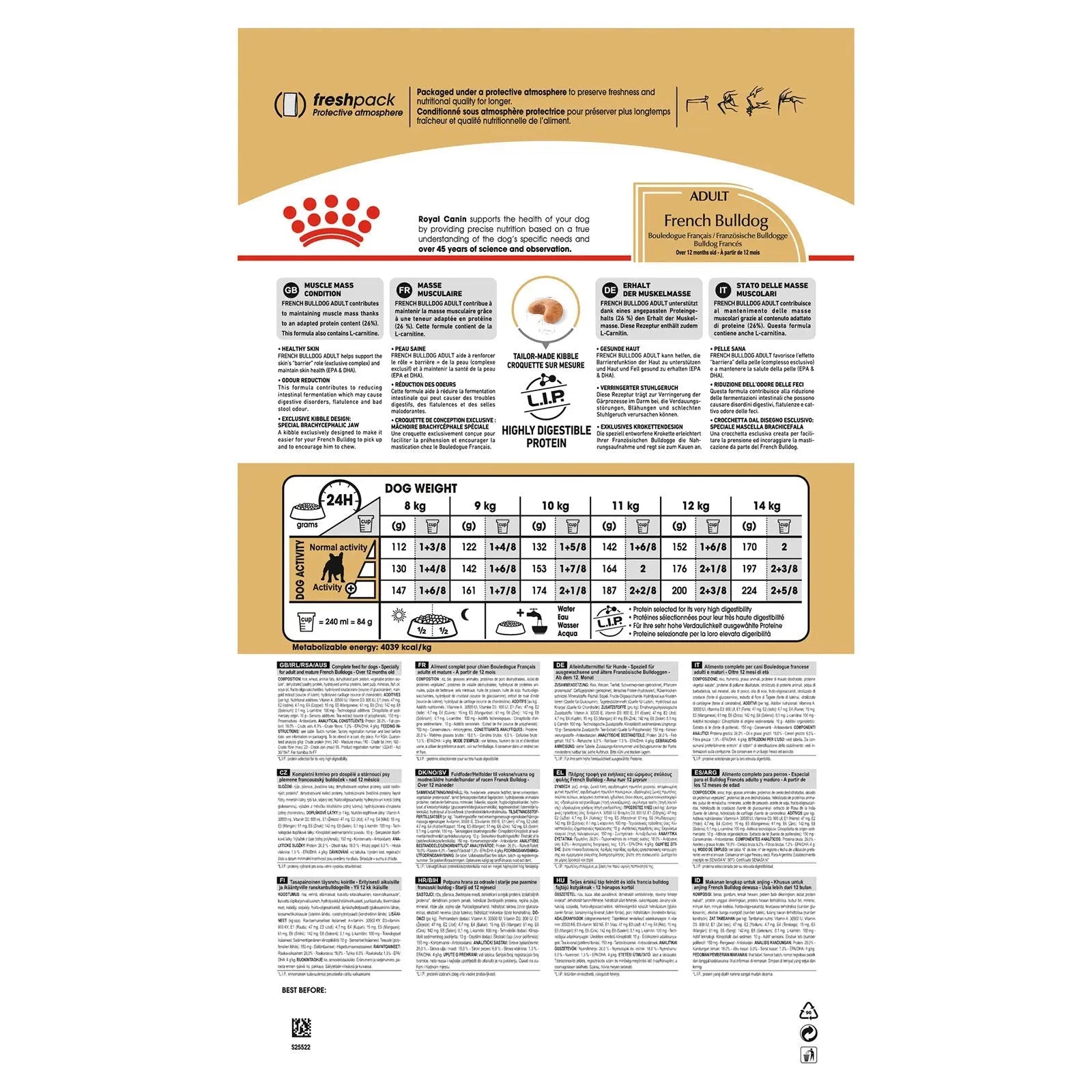 Royal Canin Dog Food Adult French Bulldog - Kellyville Pets