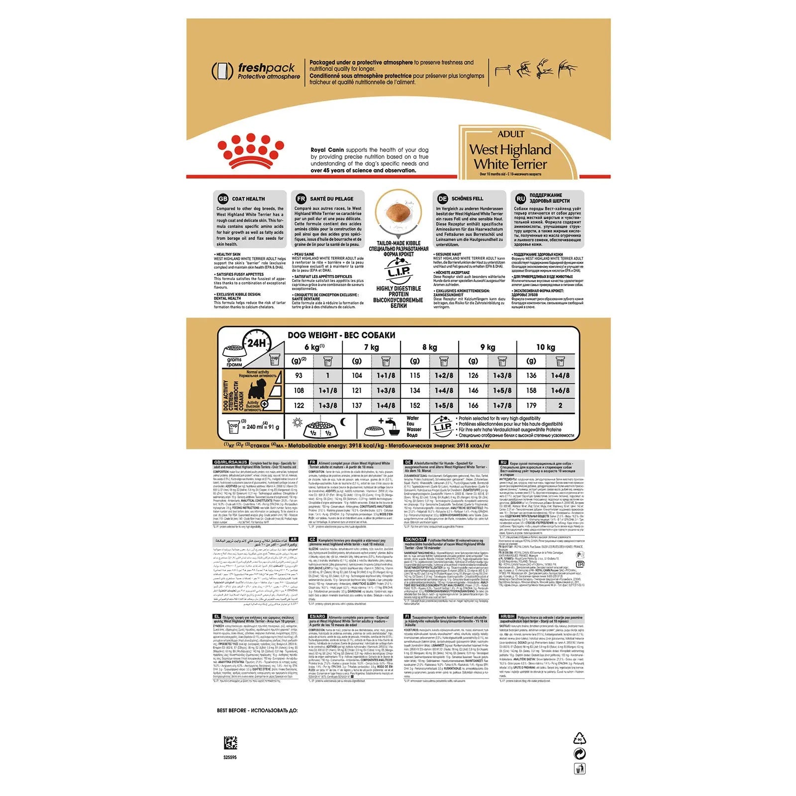 Royal Canin Dog Food Adult West Highland White Terrier - Kellyville Pets