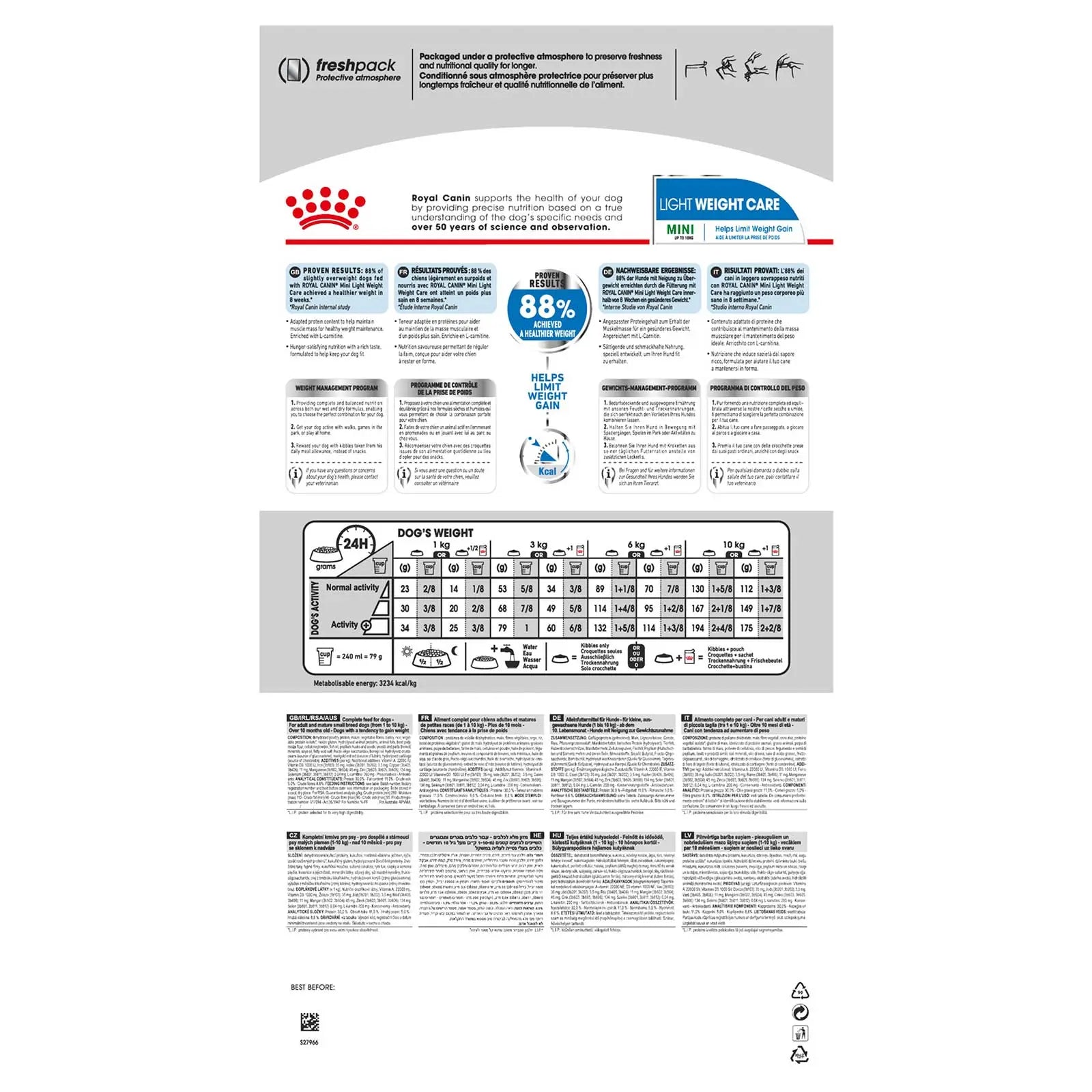 Royal Canin Dog Food Light Weight Care Mini - Kellyville Pets