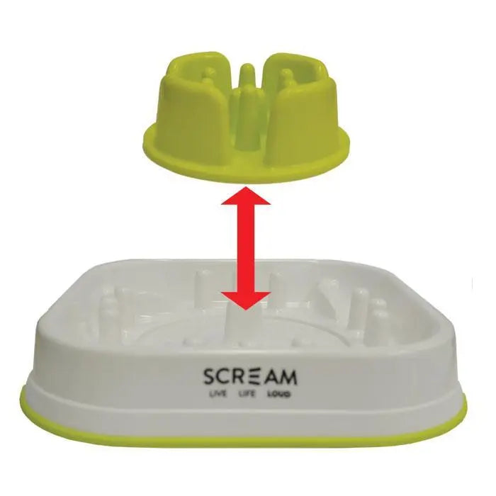 Scream Interactive Slow Feeding Dog Bowl - Kellyville Pets