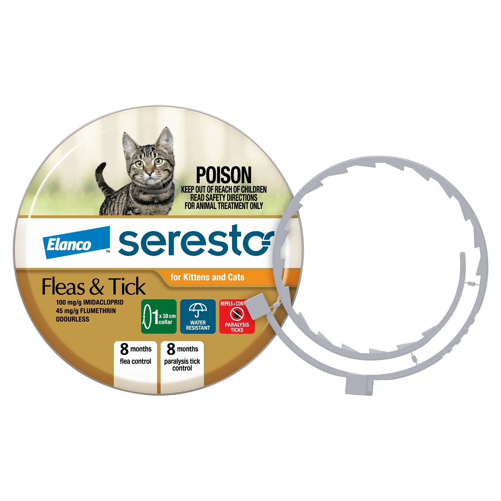 Seresto Collar Flea & Tick Prevention for Kittens & Cats - Kellyville Pets