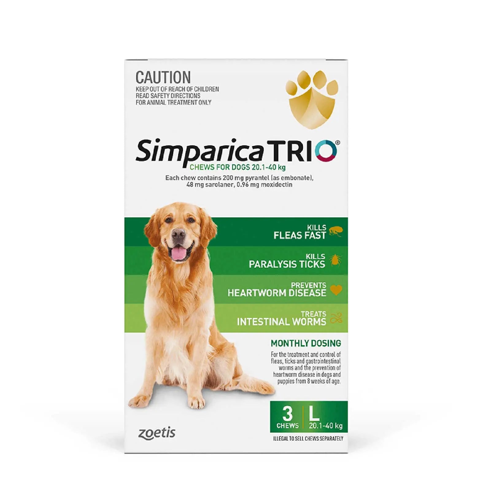 Simparica Trio for Dogs - Kellyville Pets