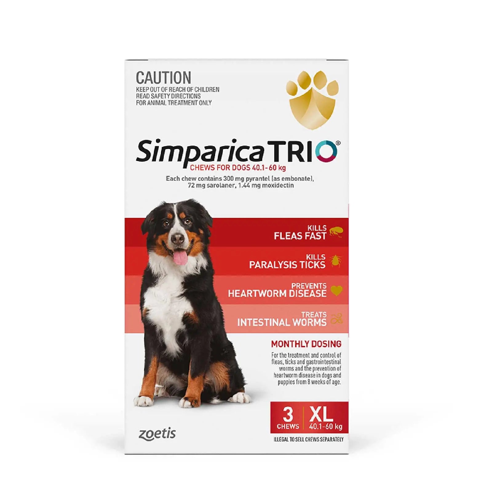 Simparica Trio for Dogs - Kellyville Pets