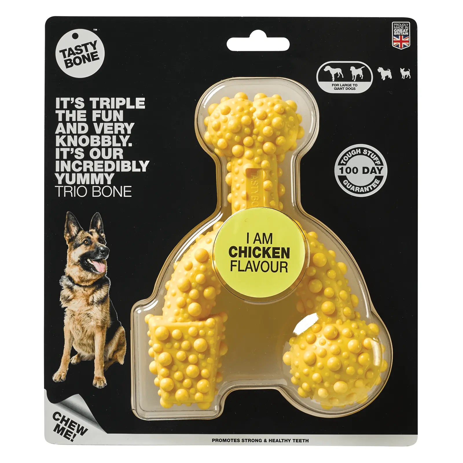 Tasty Bone Nylon Trio Chicken Dog Toy - Kellyville Pets
