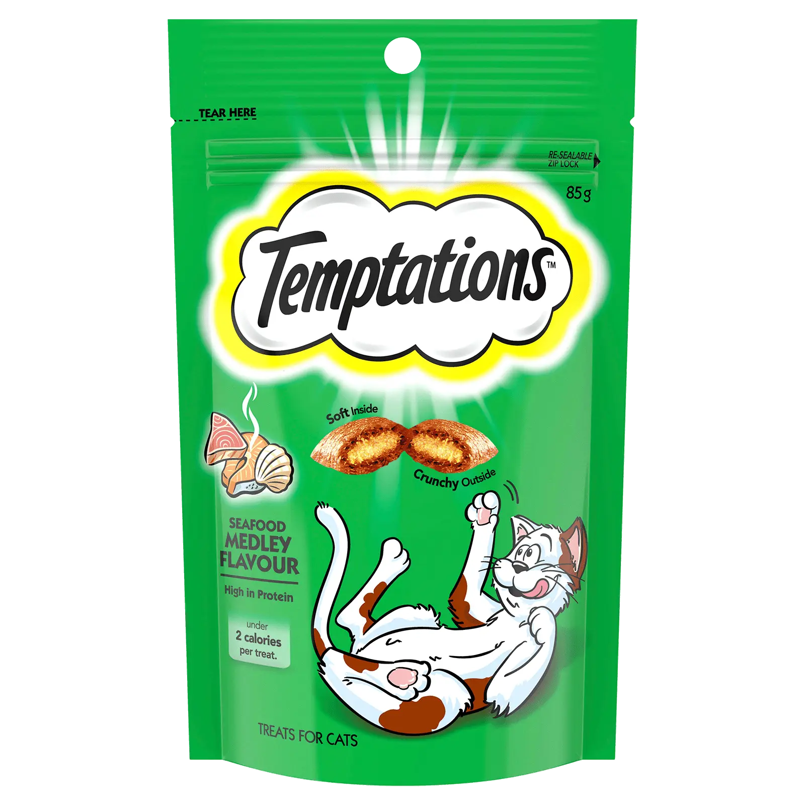 Temptations Seafood Medley Flavour Cat Treats - Kellyville Pets