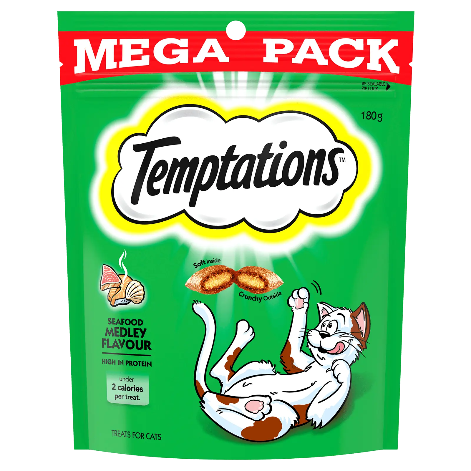Temptations Seafood Medley Flavour Cat Treats - Kellyville Pets