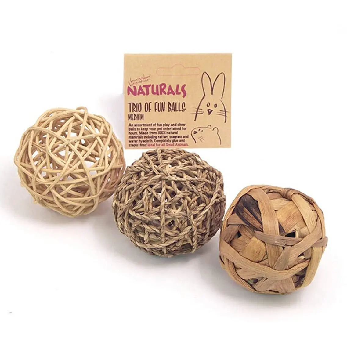 Trio Of Fun Ball Medium - Kellyville Pets