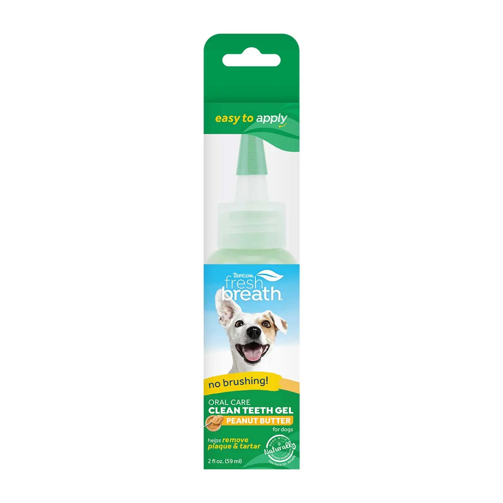 TropiClean Fresh Breath Oral Care Clean Teeth Gel Peanut Butter for Dogs - Kellyville Pets