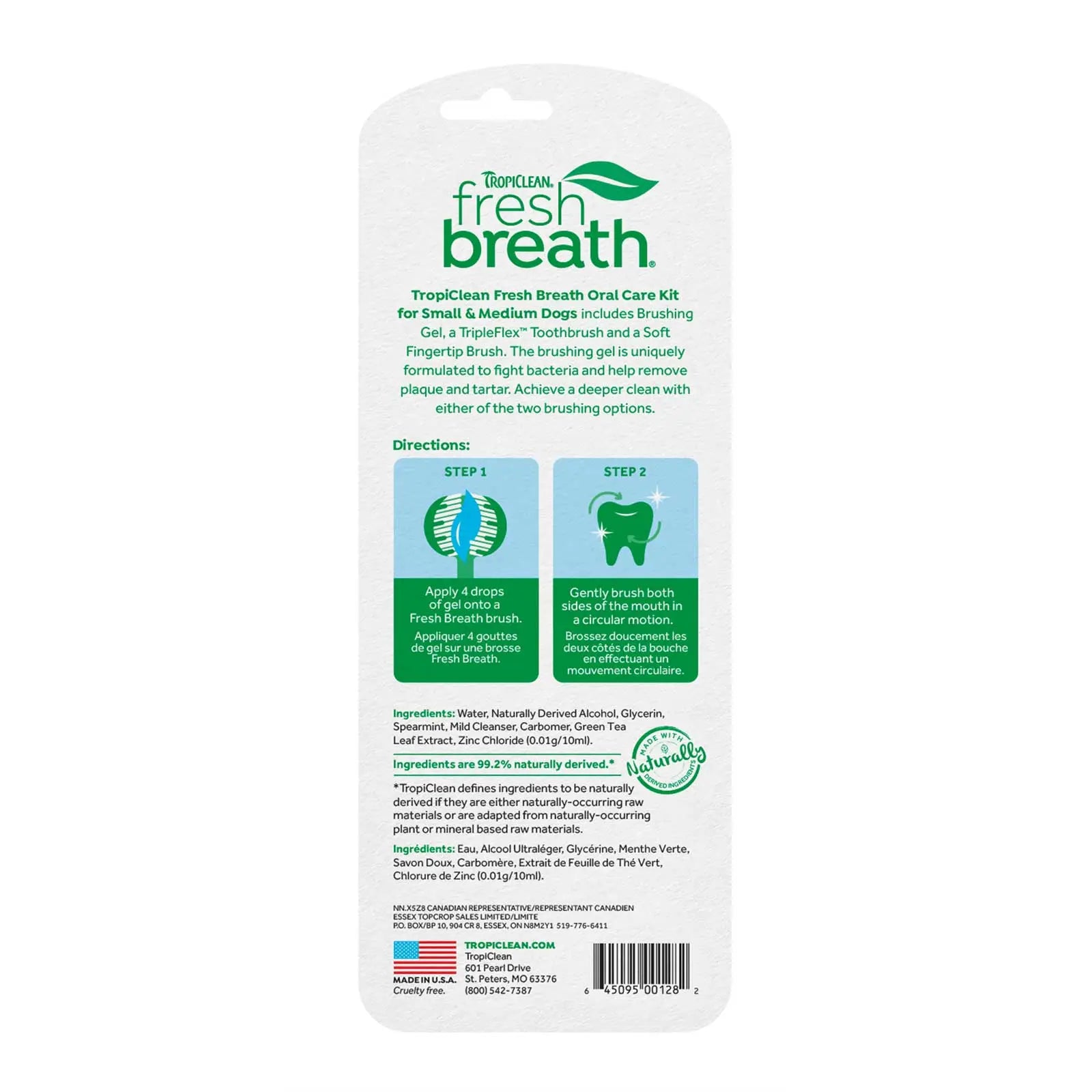 TropiClean Fresh Breath Oral Care Kit for Dogs - Kellyville Pets