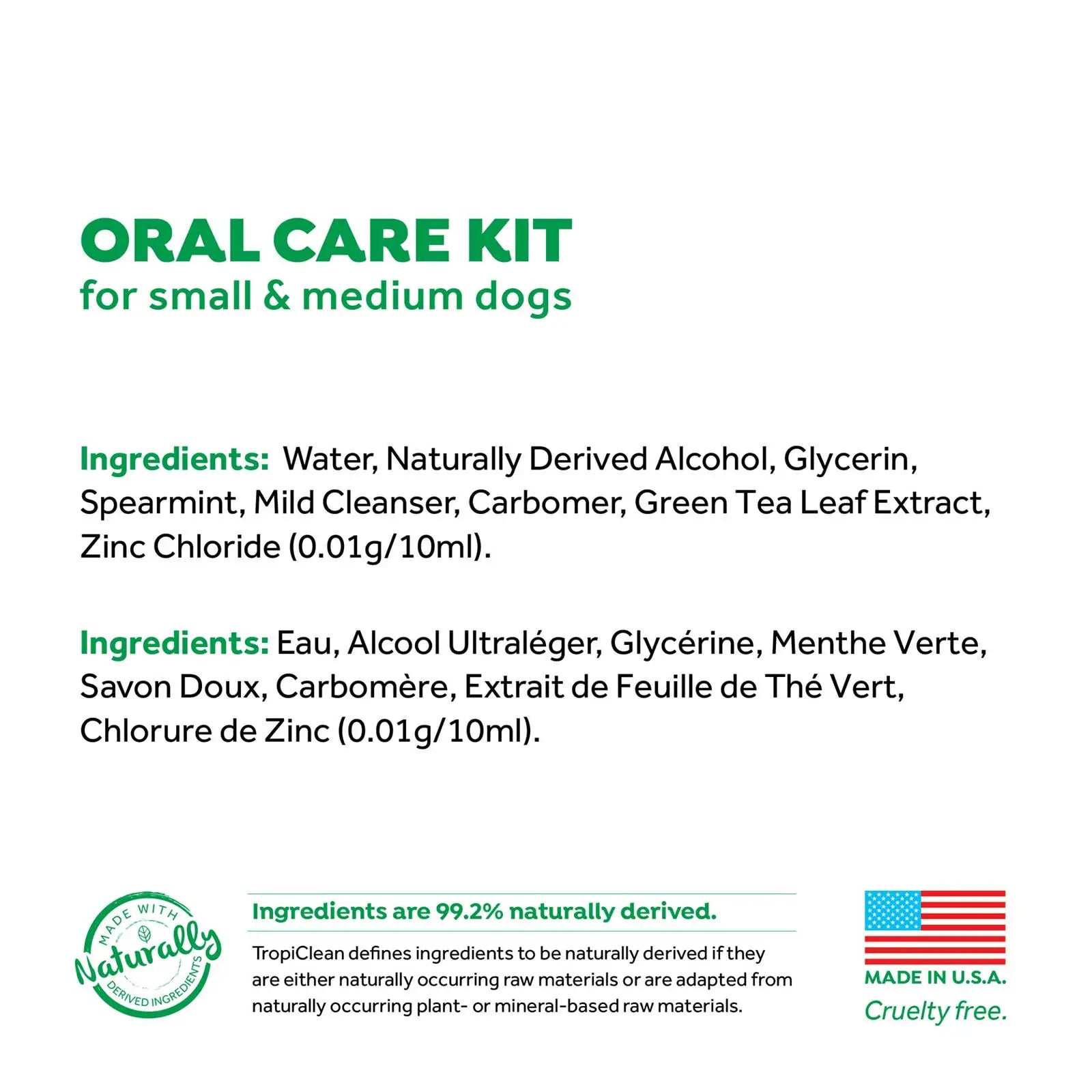 TropiClean Fresh Breath Oral Care Kit for Dogs - Kellyville Pets