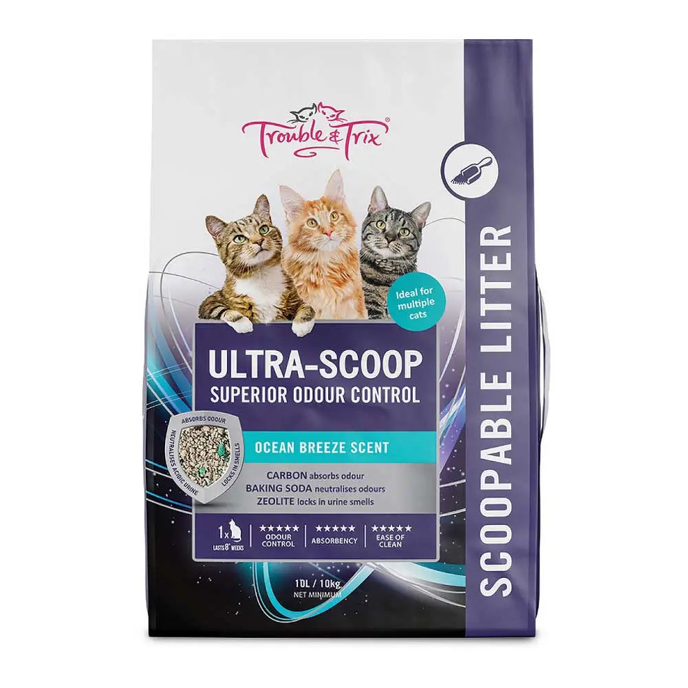 Trouble & Trix Clumping Ultra Scoop Cat Litter - Kellyville Pets
