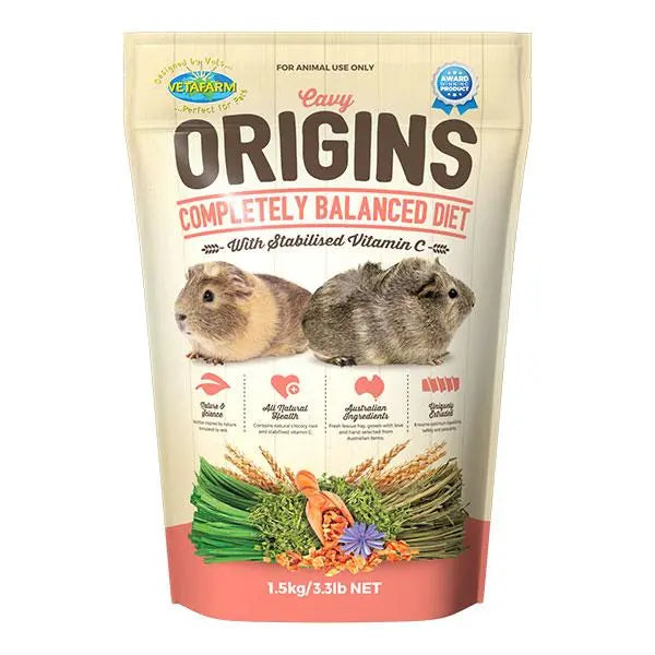 Vetafarm Cavy Origins Guinea Pig Food - Kellyville Pets