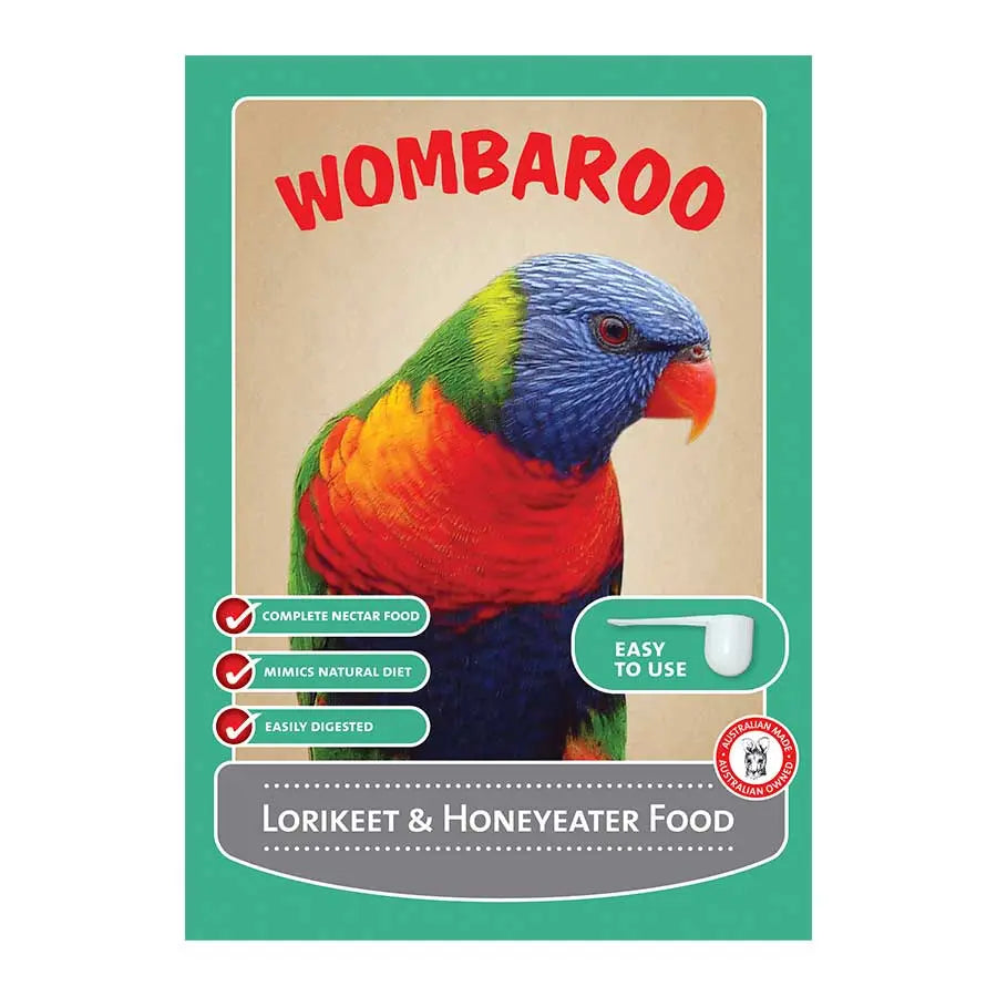 Wombaroo Lorikeet & Honeyeater Food - Kellyville Pets