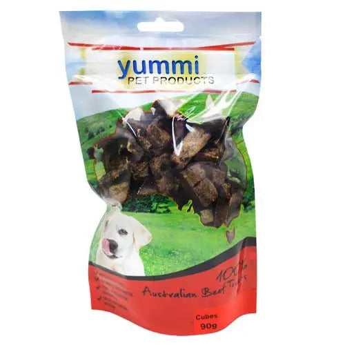 Yummi Beef Cubes Dog Treat - Kellyville Pets