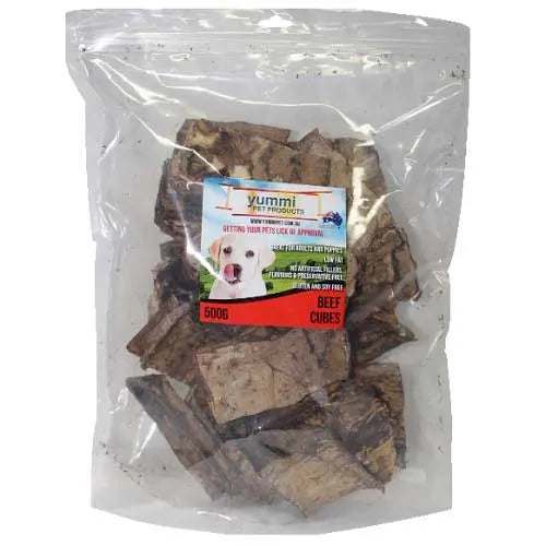 Yummi Beef Cubes Dog Treat - Kellyville Pets