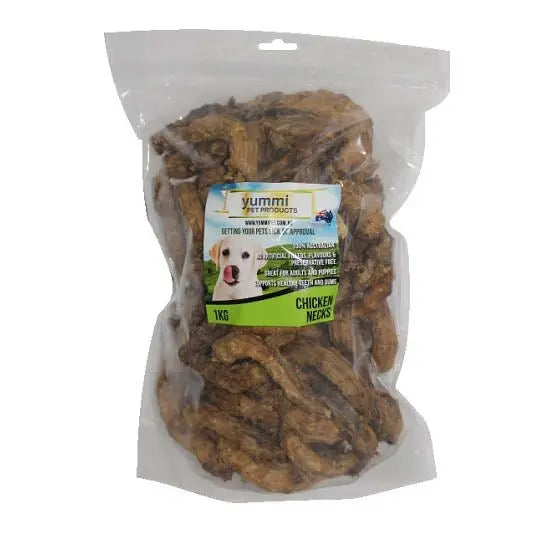 Yummi Chicken Necks Dog Treat - Kellyville Pets