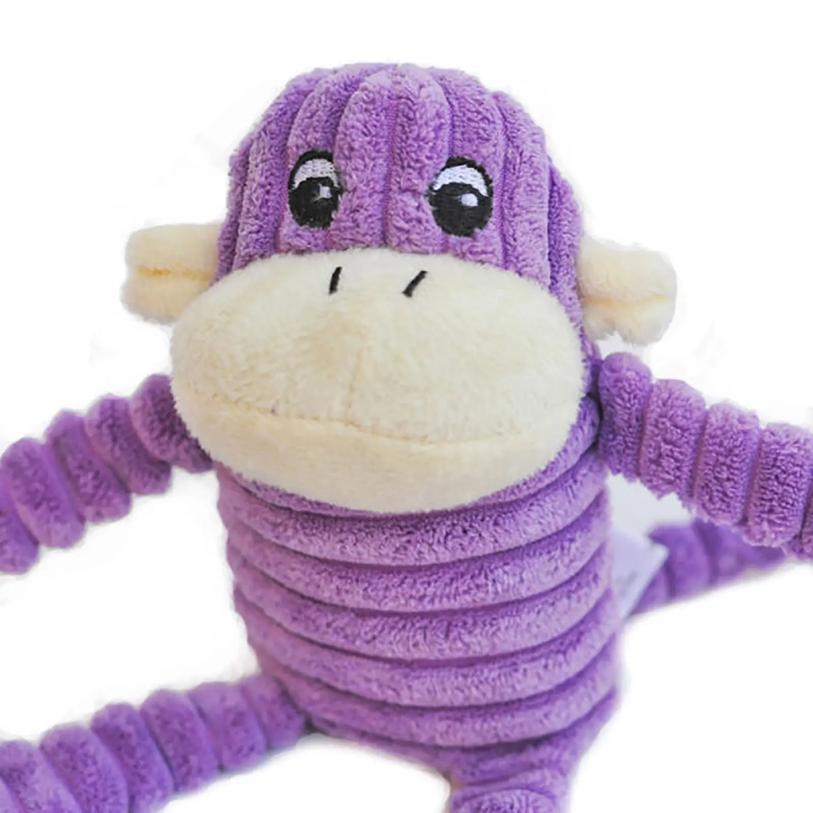 Zippy Paws Crinkle Monkey Purple Dog Toy - Kellyville Pets