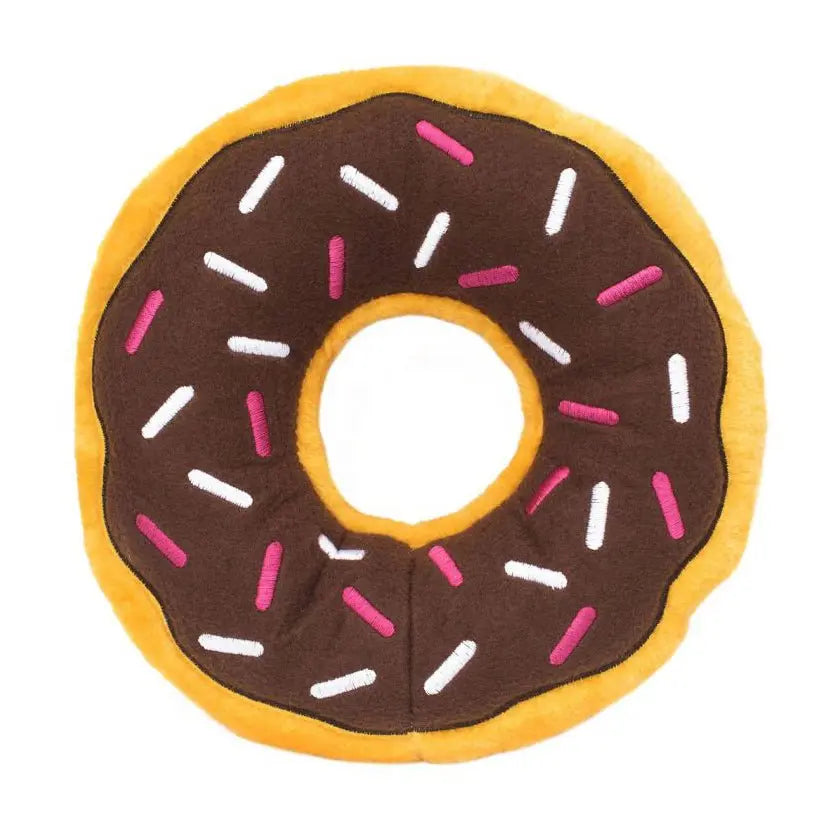 Zippy Paws Jumbo Chocolate Donutz Dog Toy - Kellyville Pets