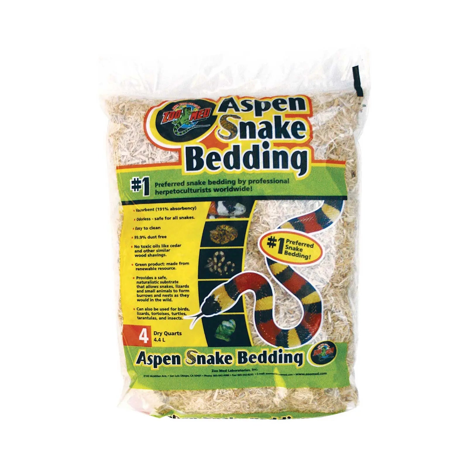 Zoo Med Aspen Snake Bedding - Kellyville Pets