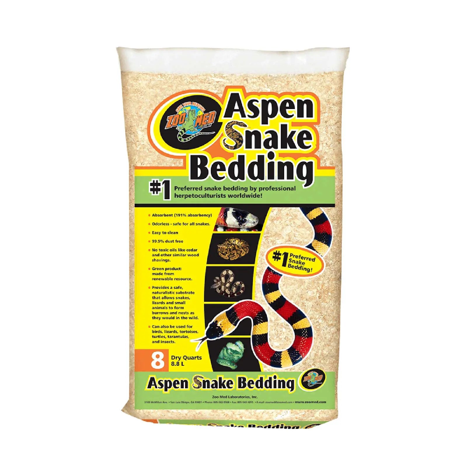 Zoo Med Aspen Snake Bedding - Kellyville Pets