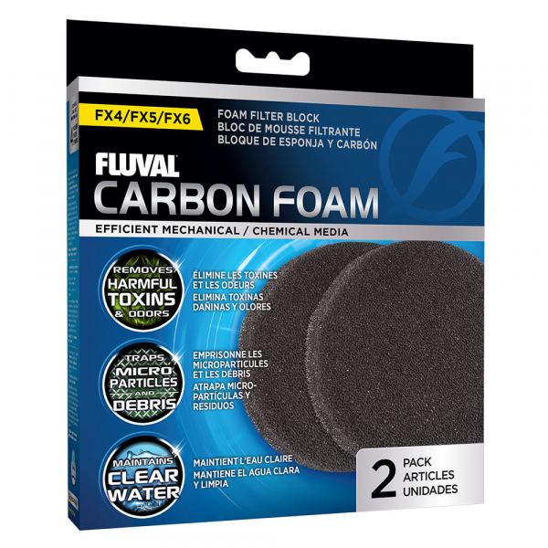 Fluval Carbon Foam Pads for FX Series