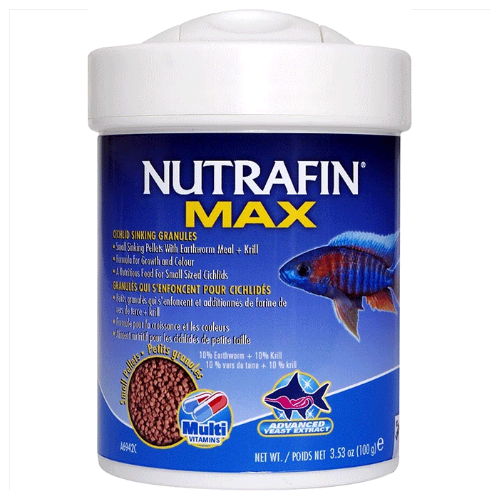 Nutrafin Max Small Sinking Cichlid Granules